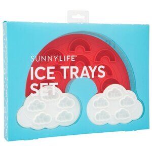 NWT - Sunnylife Rainbow and Cloud Ice Cube Trays
